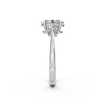 Load image into Gallery viewer, Pakhi Round Solitaire Diamond 3 stone Ladies Ring