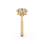 Load image into Gallery viewer, Kiara Oval Solitaire Diamond 3 stone Ladies Ring