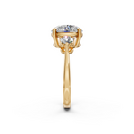 Load image into Gallery viewer, Kiki Round Solitaire Diamond 3 stone Ladies Ring