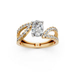 Load image into Gallery viewer, Lina Oval Solitaire Diamond Ladies Ring