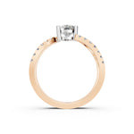 Load image into Gallery viewer, Areej Pear Solitaire Diamond Ladies Ring
