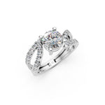 Load image into Gallery viewer, Reem Pear Solitaire Diamond Ladies Ring