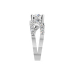 Load image into Gallery viewer, Reem Pear Solitaire Diamond Ladies Ring