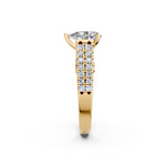 Load image into Gallery viewer, Skye Pear Solitaire Diamond Ladies Ring