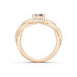 Load image into Gallery viewer, Emery Emerald Solitaire Diamond Ladies Ring