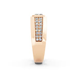 Load image into Gallery viewer, Theo Emerald Solitaire Gents Ring