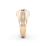 Load image into Gallery viewer, Malay Oval Solitaire Gents Ring