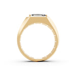 Load image into Gallery viewer, Parth Emerald Solitaire Gents Ring