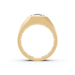 Load image into Gallery viewer, Marcus Emerald Solitaire Gents Ring
