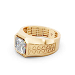 Load image into Gallery viewer, Marcus Emerald Solitaire Gents Ring