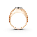 Load image into Gallery viewer, Arjun Oval Solitaire Gents Ring
