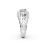Load image into Gallery viewer, Arjun Oval Solitaire Gents Ring