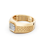 Load image into Gallery viewer, Hunter Emerald Solitaire Gents Ring