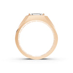 Load image into Gallery viewer, Percy Emerald Solitaire Gents Ring
