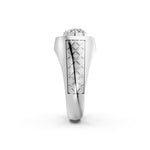 Load image into Gallery viewer, Joel Oval Solitaire Gents Ring