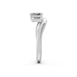 Load image into Gallery viewer, Aavya Emerald Solitaire Diamond Womens Ring