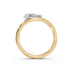 Load image into Gallery viewer, Aeris Pear Solitaire Diamond Womens Ring