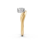 Load image into Gallery viewer, Aeris Pear Solitaire Diamond Womens Ring