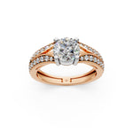 Load image into Gallery viewer, Alara Round Solitaire Diamond Womens Ring