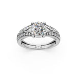 Load image into Gallery viewer, Alara Round Solitaire Diamond Womens Ring