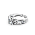 Load image into Gallery viewer, Alara Round Solitaire Diamond Womens Ring