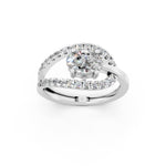 Load image into Gallery viewer, Amira Oval Solitaire Diamond Womens Ring