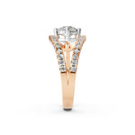 Load image into Gallery viewer, Anora Round Solitaire Diamond Womens Ring