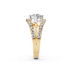 Load image into Gallery viewer, Anora Round Solitaire Diamond Womens Ring