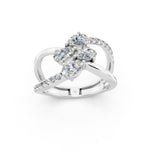 Load image into Gallery viewer, Aqira Pear Solitaire Diamond Womens Ring