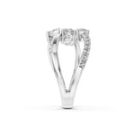 Load image into Gallery viewer, Aqira Pear Solitaire Diamond Womens Ring