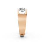 Load image into Gallery viewer, Araya Emerald Solitaire Diamond Men Ring