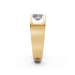 Load image into Gallery viewer, Araya Emerald Solitaire Diamond Men Ring