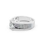 Load image into Gallery viewer, Arika Round Solitaire Diamond Men Ring