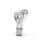 Load image into Gallery viewer, Ayria Pear Solitaire Diamond Womens Ring