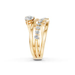 Load image into Gallery viewer, Baela Pear Solitaire Diamond Womens Ring