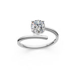 Load image into Gallery viewer, Ayana Round Solitaire Diamond Gap Womens Ring