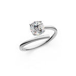 Load image into Gallery viewer, Ayana Round Solitaire Diamond Gap Womens Ring