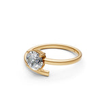 Load image into Gallery viewer, Ayana Round Solitaire Diamond Gap Womens Ring
