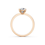 Load image into Gallery viewer, Evara Round Solitaire Diamond Womens Ring