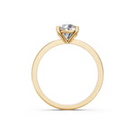 Load image into Gallery viewer, Evara Round Solitaire Diamond Womens Ring