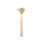 Load image into Gallery viewer, Evara Round Solitaire Diamond Womens Ring