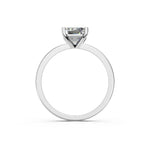 Load image into Gallery viewer, Eshia Emerald Solitaire Diamond Womens Ring
