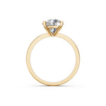 Load image into Gallery viewer, Eraza Round Solitaire Diamond Womens Ring