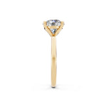 Load image into Gallery viewer, Eraza Round Solitaire Diamond Womens Ring