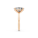 Load image into Gallery viewer, Enaya Oval Solitaire Diamond Womens Ring