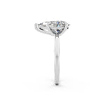 Load image into Gallery viewer, Emira Pear Solitaire Diamond Womens Ring