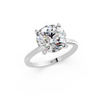 Load image into Gallery viewer, Emara Round Solitaire Diamond Womens Ring