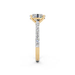 Load image into Gallery viewer, Elora Oval Solitaire Diamond Womens Ring