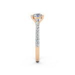 Load image into Gallery viewer, Elina Round Solitaire Diamond Womens Ring