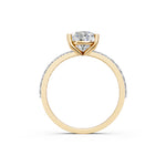 Load image into Gallery viewer, Dulara Pear Solitaire Diamond Womens Ring
